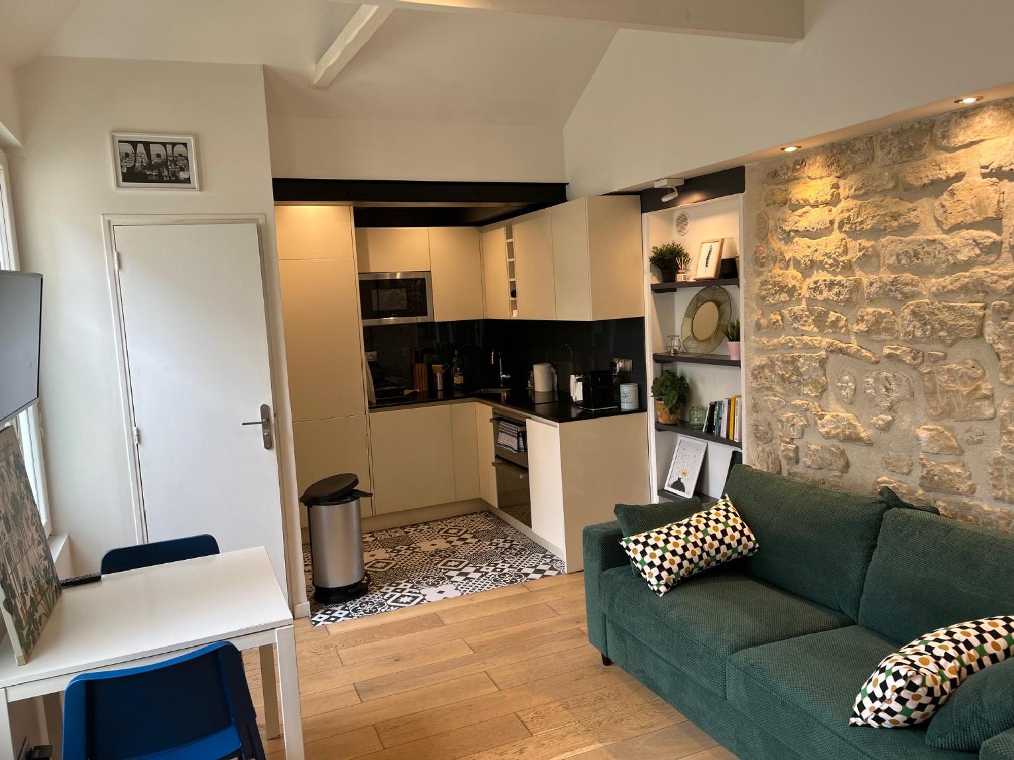 Appartement Atypique Aux Batignolles Paris Dış mekan fotoğraf